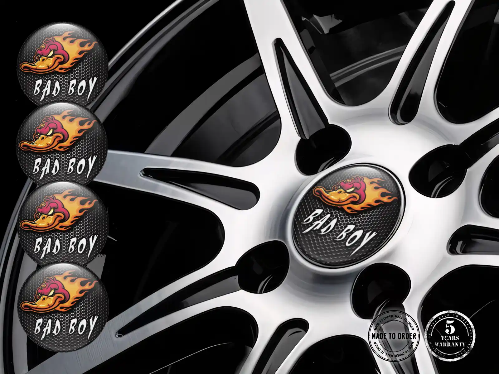 Emblemas de Rueda Custom Núcleo Pulso Gravitacional